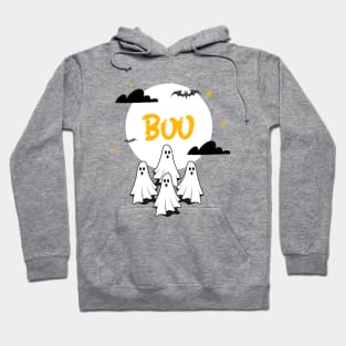 GHOSTLY Happy Halloween BOO Hoodie